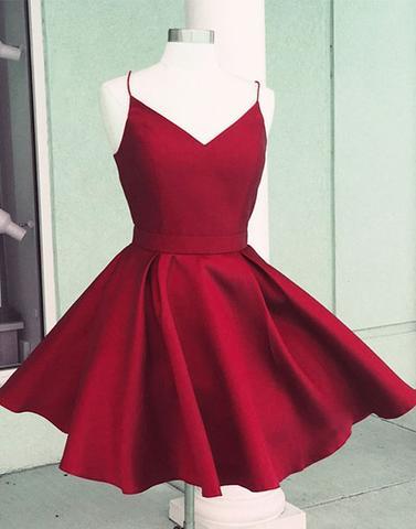 Strappy A-Line Short Homecoming Dress | JLDressCA Strappy A-Line Short Homecoming Dress | JLDressCA