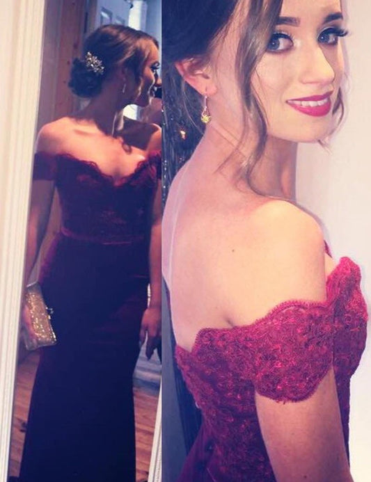 Off-shoulder Bridesmaid Dress,Sexy Bridesmaid Dress,Pretty Bridesmaid Dress,Charming Bridesmaid dress ,PD138