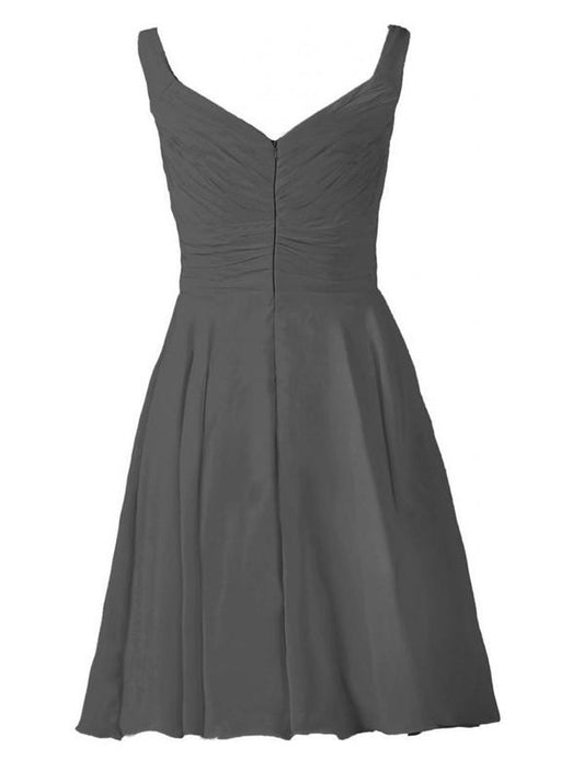 Simple Bridesmaid Dress, Grey Bridesmaid Dress,Pretty Bridesmaid Dress,Charming Bridesmaid dress ,PD153