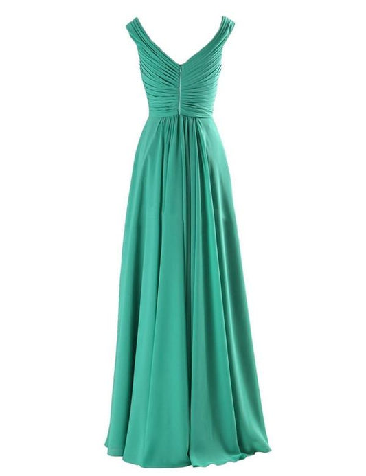 Elegant Bridesmaid Dress,V-neck Bridesmaid Dress,Pretty Bridesmaid Dress,Charming Bridesmaid dress ,PD154