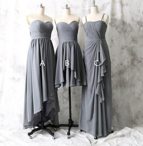 Grey Bridesmaid Dress | Floor-Length & Charming | JLDressCA Grey Bridesmaid Dress | Floor-Length & Charming | JLDressCA