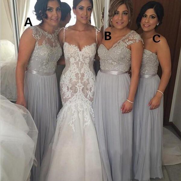 Long Mismatched Bridesmaid Dress | Charming and Pretty PD215 - JLDressCA Long Mismatched Bridesmaid Dress | Charming and Pretty PD215 - JLDressCA