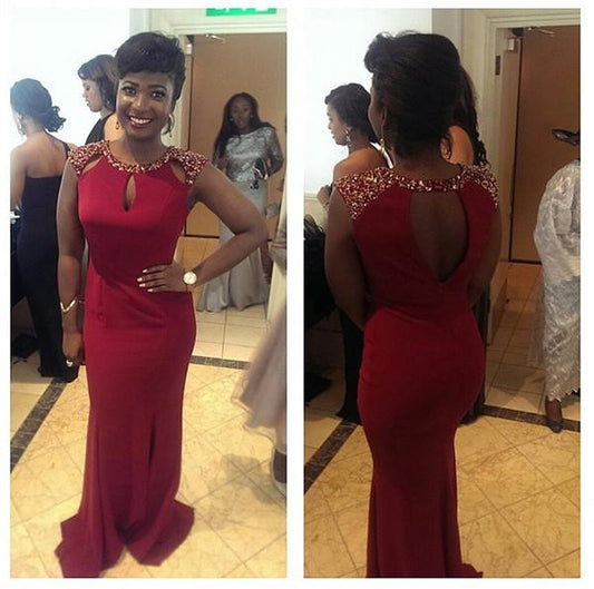 long prom dresses, mermaid prom dress, formal prom dresses, charming evening dress, BD134