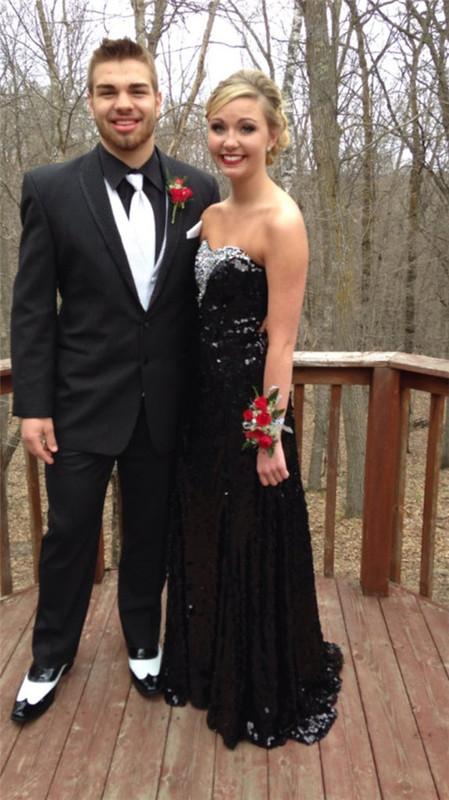Black Sequin Prom Dress | Long Sparkly Evening Gown - JLDressCA Black Sequin Prom Dress | Long Sparkly Evening Gown - JLDressCA