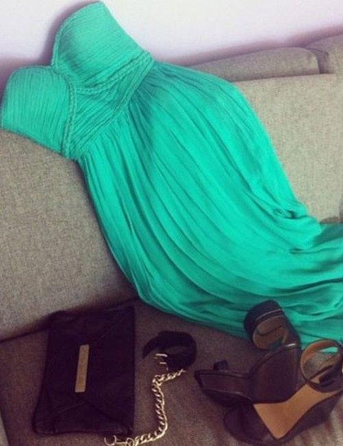 Fashion Bridesmaid Dress,Sweetheart Bridesmaid Dress,Ruffles Bridesmaid Dress,Long Bridesmaid Dress, PD0036