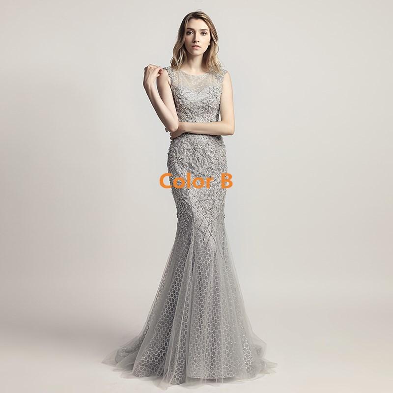 Elegant Beaded Long Prom Dresses | Pearl Evening Dresses | Mermaid Formal Dresses - JLDressCA Elegant Beaded Long Prom Dresses | Pearl Evening Dresses | Mermaid Formal Dresses - JLDressCA
