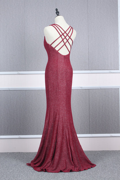 Long Mermaid/Trumpet Prom Dress, Long Formal Event Dress, Deep V Neck Dress, Evening Party Dress, JL20157