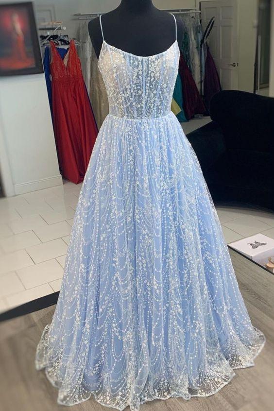 Shop Light Blue Princess A-Line Prom Dress Online - JLDressCA Shop Light Blue Princess A-Line Prom Dress Online - JLDressCA