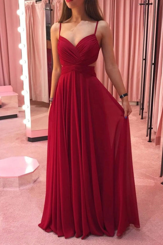 Burgundy Black Floor Length Prom Dresses with Waist Cut, Black Wine Red Long Formal Bridesmaid Dresses, BD2303121