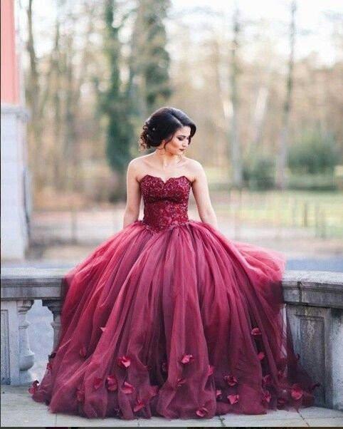 A-Line Charming Long Puffy Burgundy Prom Dresses - BD501 | JLDressCA A-Line Charming Long Puffy Burgundy Prom Dresses - BD501 | JLDressCA