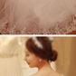 Half-Sleeve Tulle Wedding Dress with Beading, WD2305091