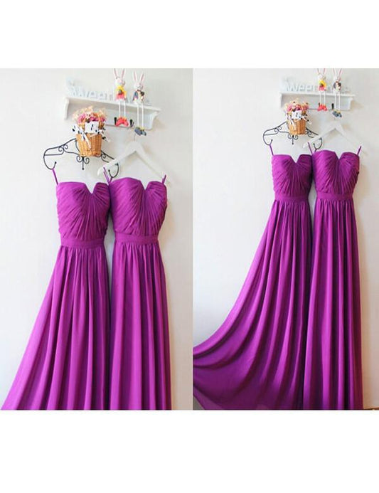 Handmade Bridesmaid Dress,Spaghetti Bridesmaid Dress,Pretty Bridesmaid Dress , A-line Bridesmaid dress ,PD105