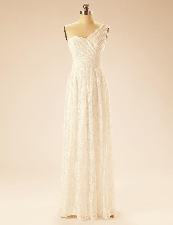 One shoulder Bridesmaid Dress,Custom Bridesmaid Dress,Pretty Bridesmaid Dress,Charming Bridesmaid dress ,PD122