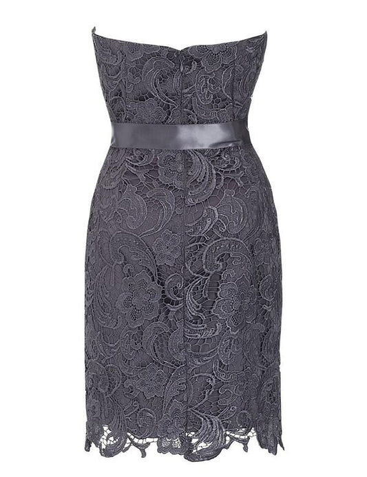 Cute Bridesmaid Dress,Grey Bridesmaid Dress,Pretty Bridesmaid Dress,Charming Bridesmaid dress ,PD140