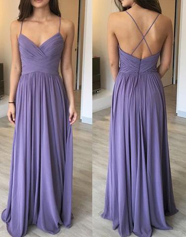 purple Bridesmaid Dresses,bridesmaid dress,long bridesmaid dress,chiffon bridesmaid dress, PD52657