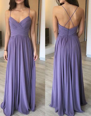 purple Bridesmaid Dresses,bridesmaid dress,long bridesmaid dress,chiffon bridesmaid dress, PD52657