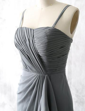 Grey Bridesmaid Dress,Floor-length Bridesmaid Dress,Pretty Bridesmaid Dress,Charming Bridesmaid dress ,PD201