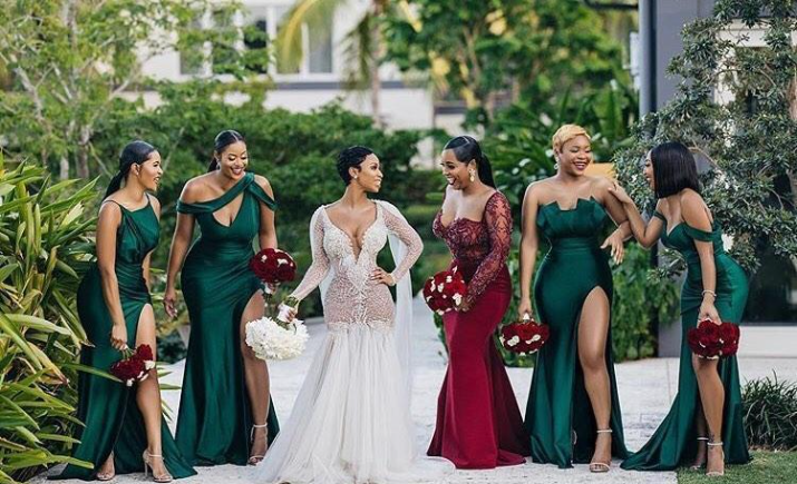 Shop Emerald Green Mismatched Mermaid Bridesmaid Dresses - JLDressCA Shop Emerald Green Mismatched Mermaid Bridesmaid Dresses - JLDressCA