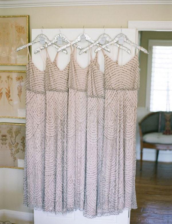 Modern  Bridesmaid Dress,Spaghetti Straps Bridesmaid Dress,A-line Bridesmaid Dress,Sequins Bridesmaid Dress, Long Bridesmaid Dress, PD0025