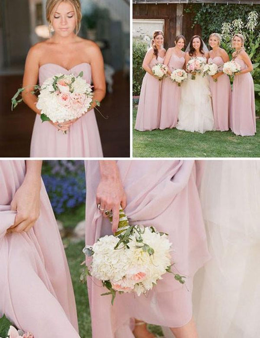 Simple Bridesmaid Dress,Long Bridesmaid Dress,A-line Bridesmaid Dress,Chiffon Bridesmaid Dress, Off-shoulder Bridesmaid Dress, PD26