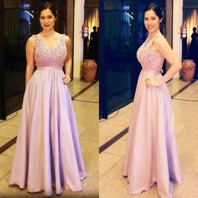 lilac prom dress, long prom dress, beaded prom dress, prom dress,new prom dress, BD512