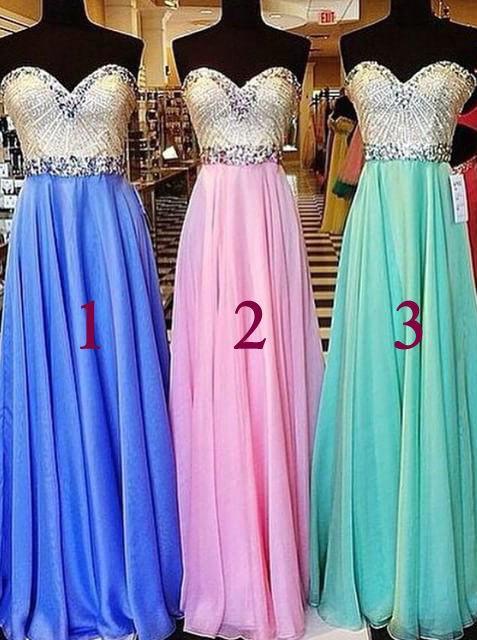 sweetheart prom dress, long prom dress, beaded prom dress, custom prom dress, evening dress, BD143