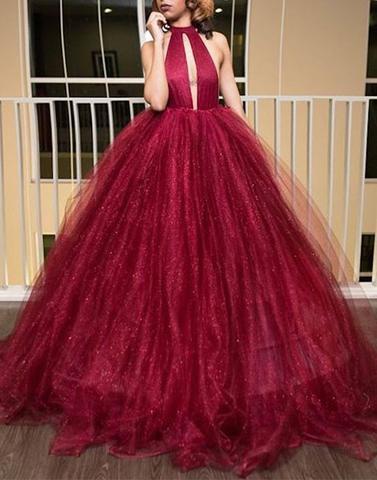 burgundy prom dress, A-line prom dress, long prom dress, open back prom dress, prom dresses, BD12647