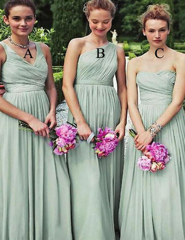 Fashion Bridesmaid Dress,Sweetheart Bridesmaid Dress,Ruffles Bridesmaid Dress,A-line Bridesmaid Dress,Long Bridesmaid Dress, PD62