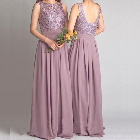 Popular affordable bridesmaid dress, long lace charming bridesmaid dress, formal bridesmaid dress,custom bridesmaid dress , PD67