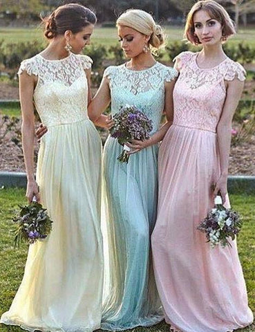 Sweetheart bridesmaid dress,Lace bridesmaid dress ,A-line Bridesmaid dress ,PD81