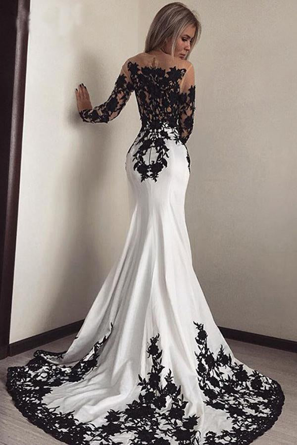 white dresses long formal Gorgeous Strapless Lace Prom Dresses, Ivory Floral Long Evening Dresses, US 4 / Ivory as Pics / With Rush+$19.99 Savor the glitz in this gorgeous Jovani 22286 Long Formal Beaded Prom Dress Elegant White Black Lace Appliques