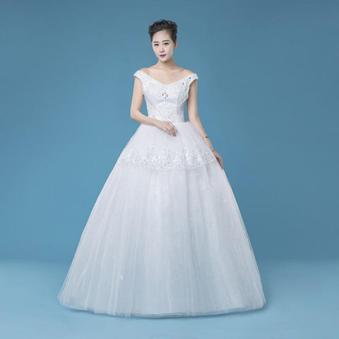 A-line long tulle new arrive wedding dresses, WD66