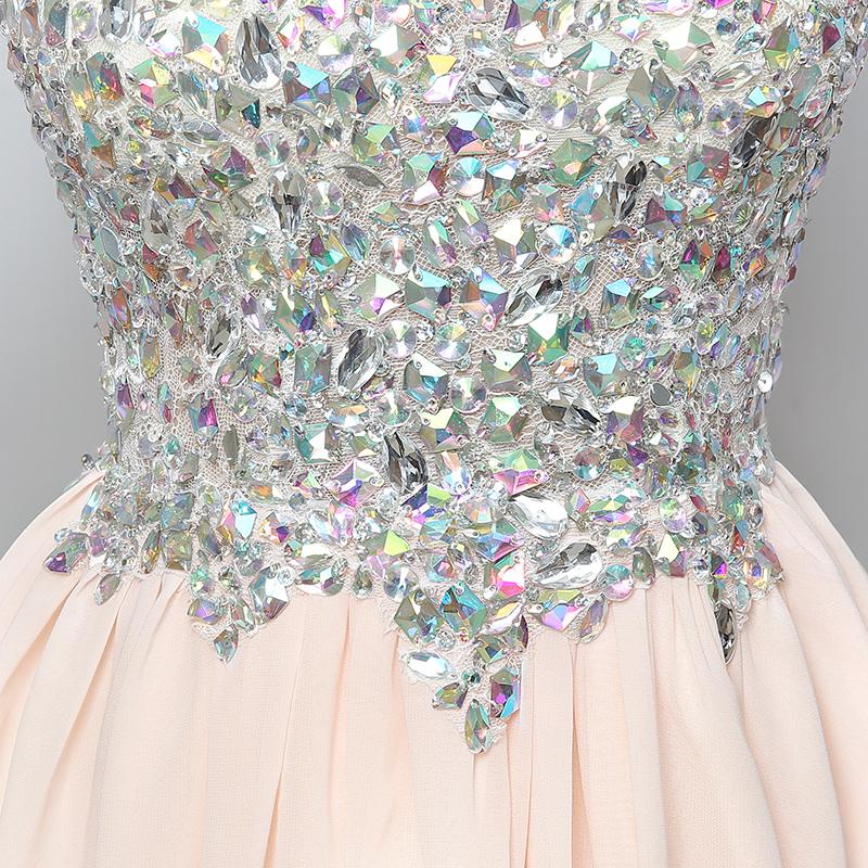 Luxurious Beaded Homecoming Dresses at JLDressCA | V-Neck Short Prom Dresses Luxurious Beaded Homecoming Dresses at JLDressCA | V-Neck Short Prom Dresses