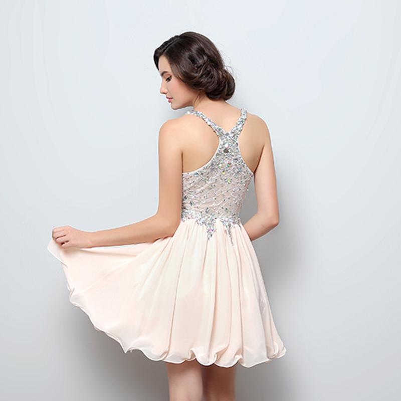 Luxurious Beaded Homecoming Dresses at JLDressCA | V-Neck Short Prom Dresses Luxurious Beaded Homecoming Dresses at JLDressCA | V-Neck Short Prom Dresses