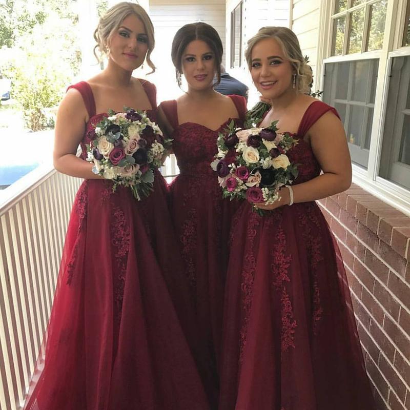 Burgundy Lace Bridesmaid Dresses with Straps, Burgundy Lace Prom Dresses, Burgundy Graduation Dress, Lace Formal Dresses, BD2303122 - US2 / Pic Color Burgundy Lace Bridesmaid Dresses with Straps, Burgundy Lace Prom Dresses, Burgundy Graduation Dress, Lace Formal Dresses, BD2303122 - US2 / Pic Color