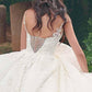 Ball Gown V-neck Lace Applique Wedding Dress, WD2303150
