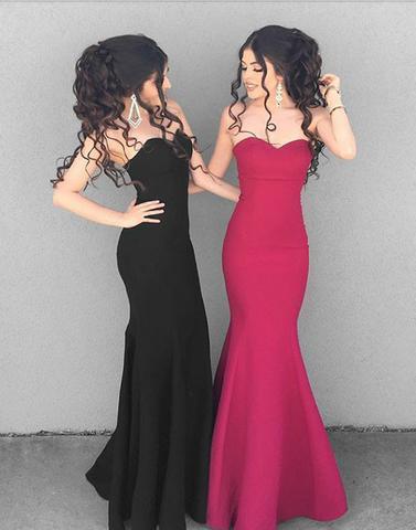 sweetheart mermaid elegant long prom dresses for party, BD5221